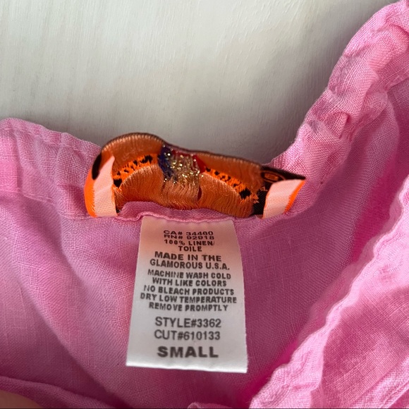 Vintage Juicy Couture Mini Linen Skirt - Picture 3 of 5